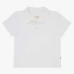 Tops & Tees|Tops & Tees<Little Sleepies Polo Shirt Bright White