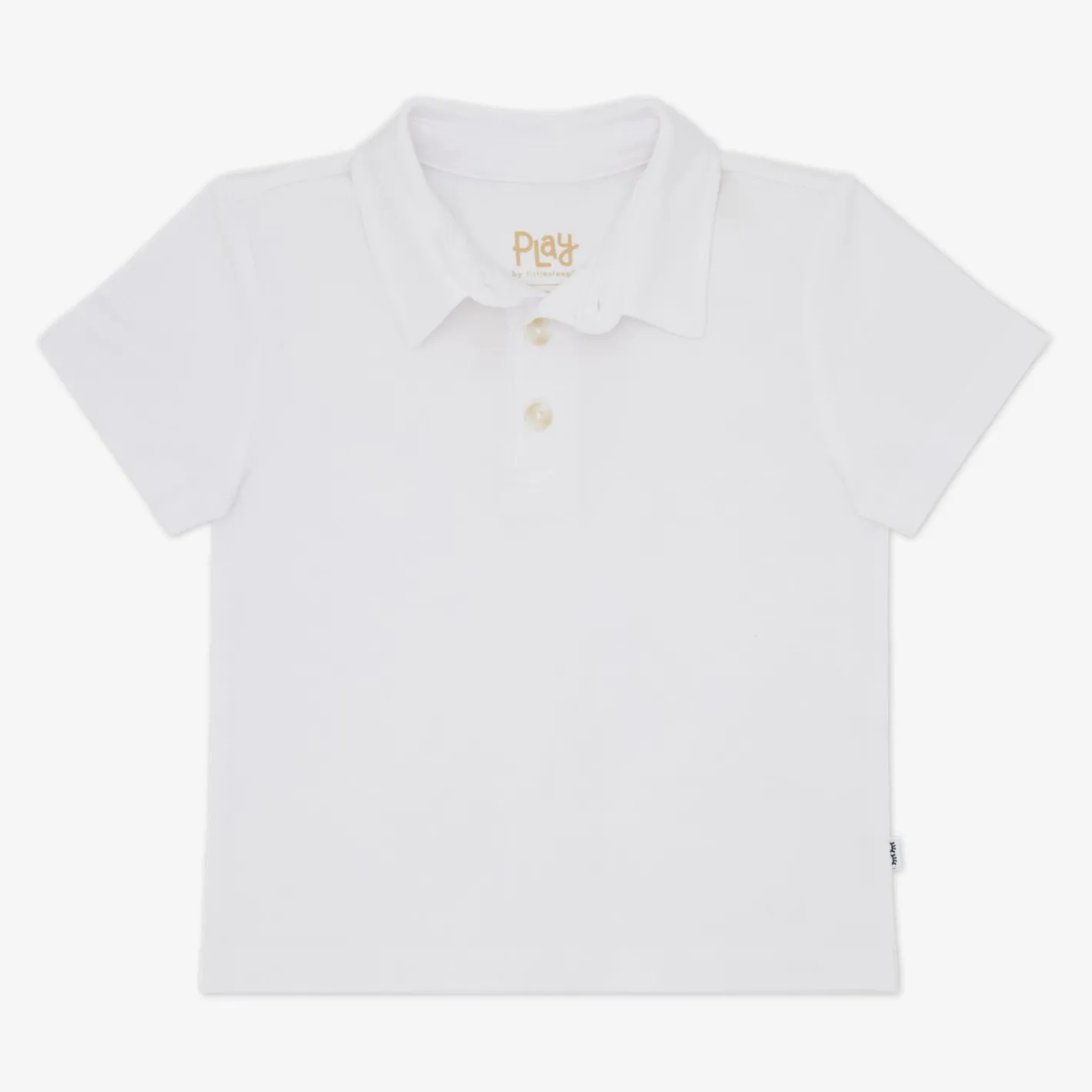 Tops & Tees|Tops & Tees<Little Sleepies Polo Shirt Bright White