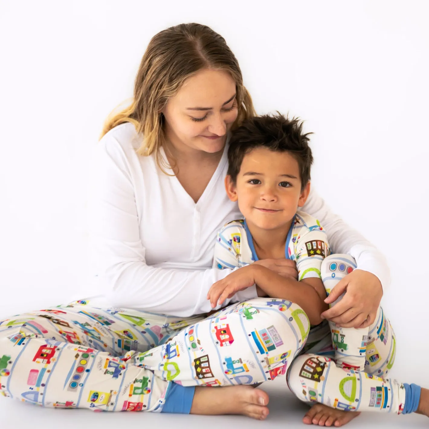 Mommy & Me|Mommy & Me<Little Sleepies Women's Pajama Top Bright White