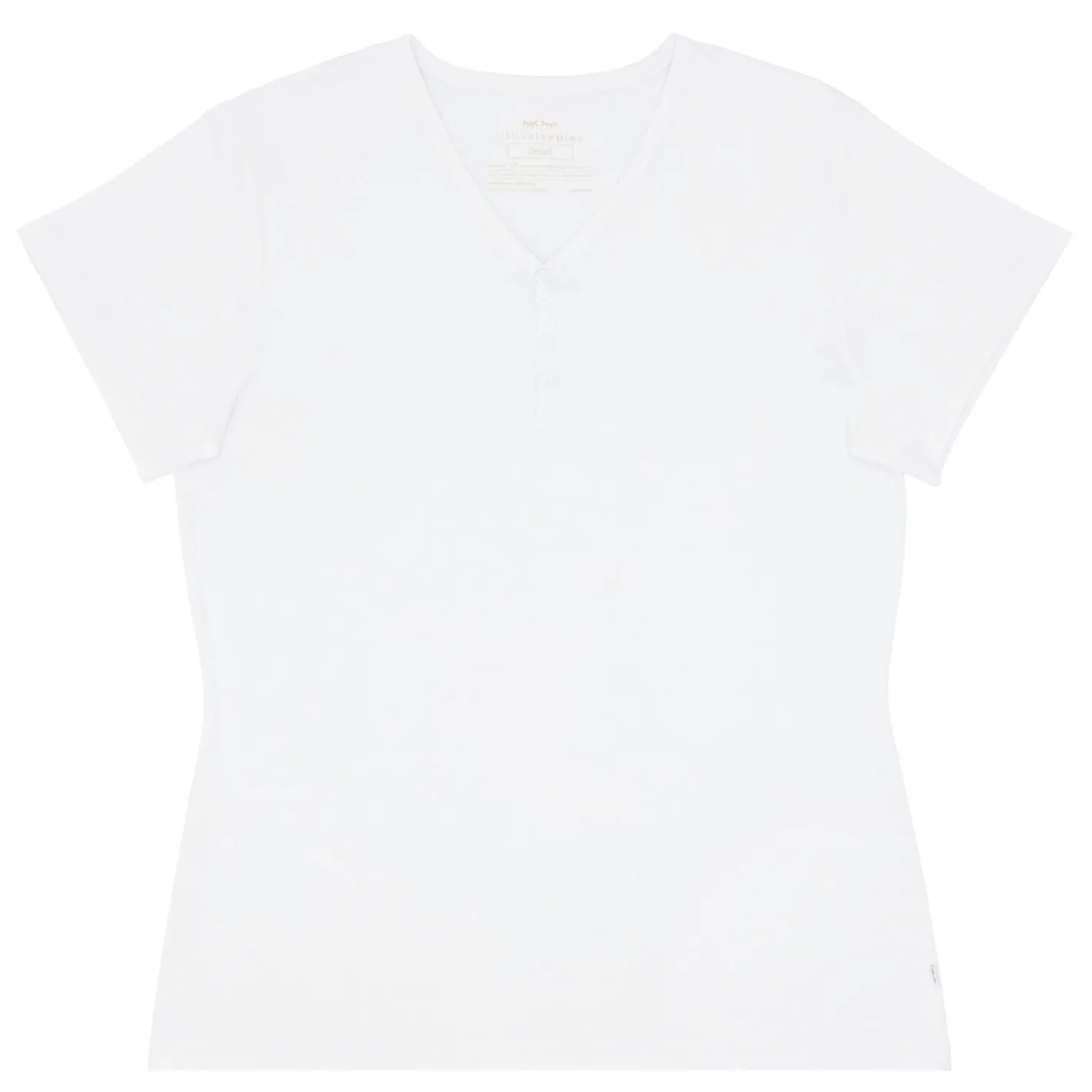 Mommy & Me|Mommy & Me<Little Sleepies Women's Short Sleeve Pajama Top Bright White