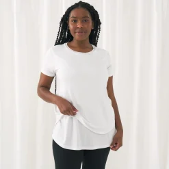 Women's Pajamas|Women's Tees<Little Sleepies Women's Nursing Top Bright White