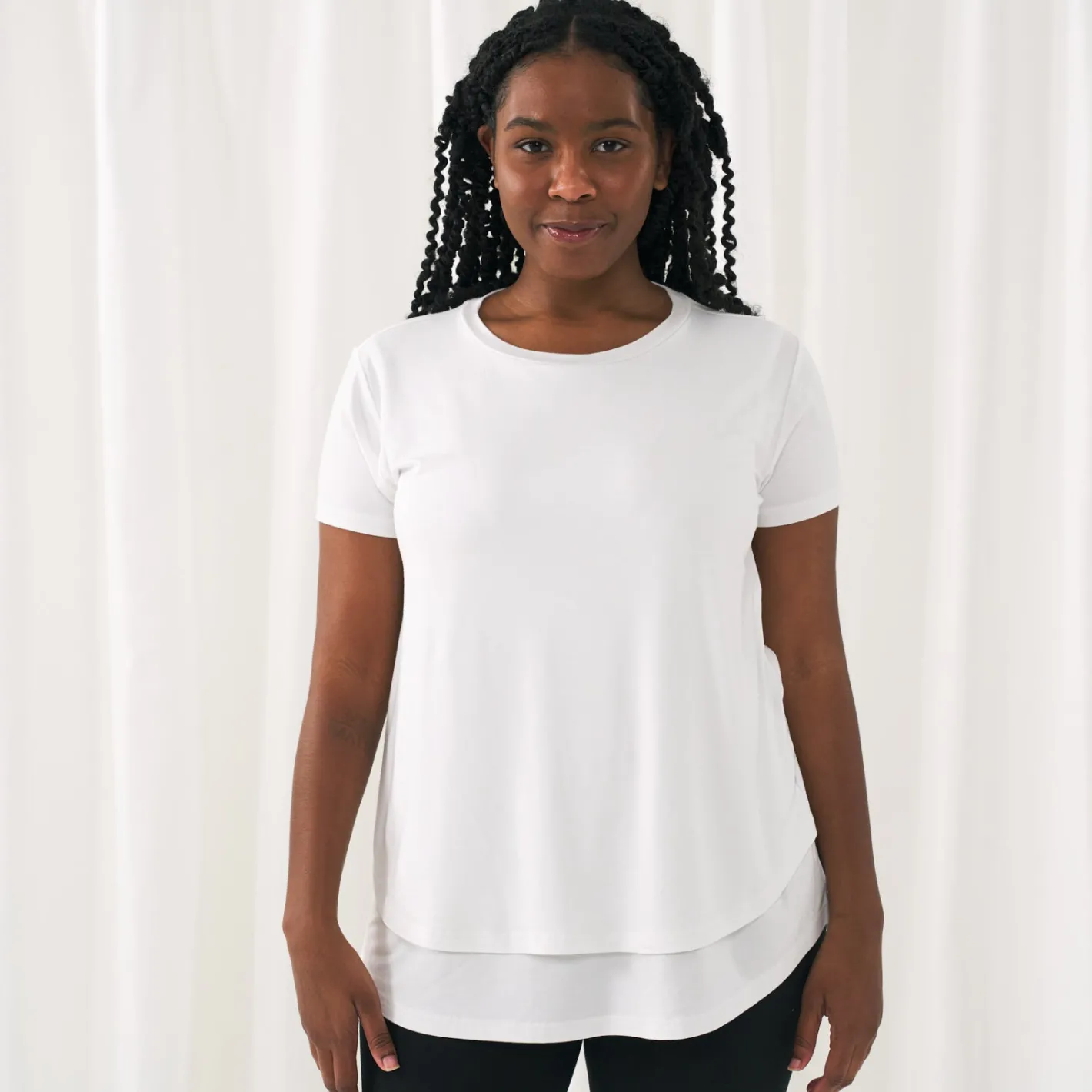 Women's Pajamas|Women's Tees<Little Sleepies Women's Nursing Top Bright White