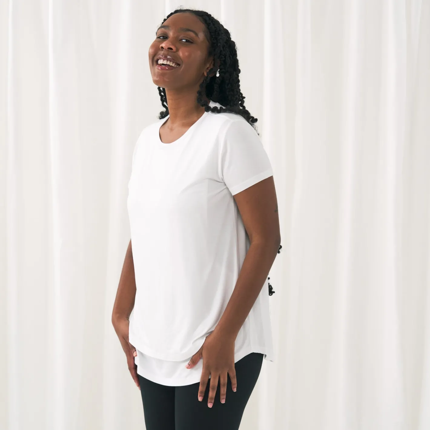 Women's Pajamas|Women's Tees<Little Sleepies Women's Nursing Top Bright White