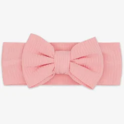 Hats & Headbands<Little Sleepies Ribbed Luxe Bow Headband Bubblegum