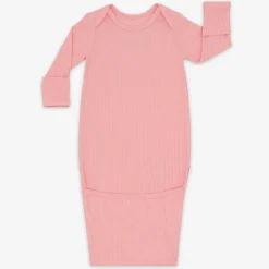 Layette|Infant Gowns<Little Sleepies Ribbed Infant Gown Bubblegum