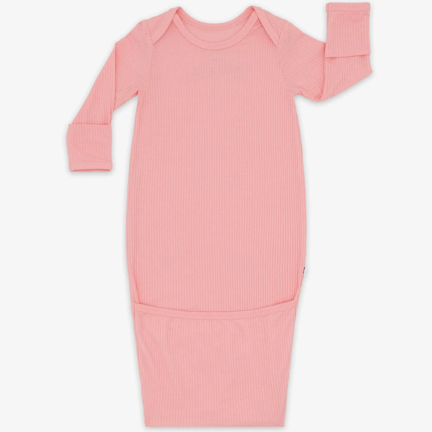 Layette|Infant Gowns<Little Sleepies Ribbed Infant Gown Bubblegum
