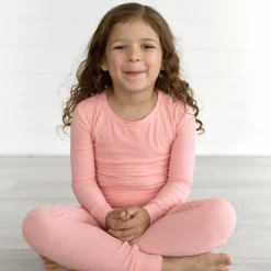 Two-Piece Pj Sets|Two-Piece Pj Sets<Little Sleepies Two-Piece Ribbed Pajama Set Bubblegum