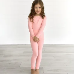 Two-Piece Pj Sets|Two-Piece Pj Sets<Little Sleepies Two-Piece Ribbed Pajama Set Bubblegum