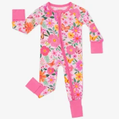 Zippies|Mommy & Me<Little Sleepies Zippy Butterfly Blooms