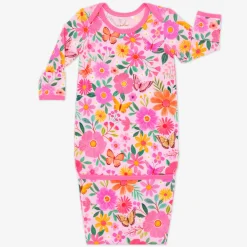 Layette|Infant Gowns<Little Sleepies Infant Gown Butterfly Blooms