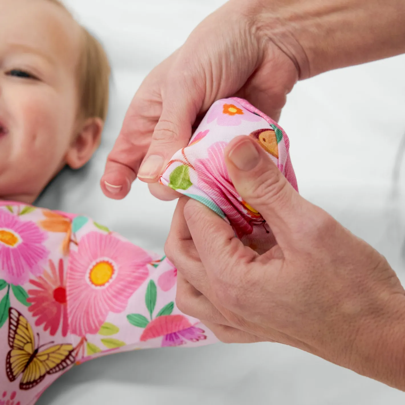 Layette|Infant Gowns<Little Sleepies Infant Gown Butterfly Blooms