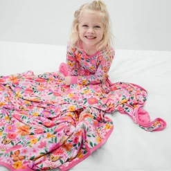 Cloud Blankets|Cloud Blankets<Little Sleepies Large Cloud Blanket® Butterfly Blooms