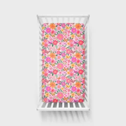 Sheets<Little Sleepies Fitted Crib Sheet Butterfly Blooms