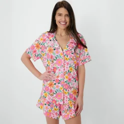 Mommy & Me|Mommy & Me<Little Sleepies Women's Pajama Set Butterfly Blooms