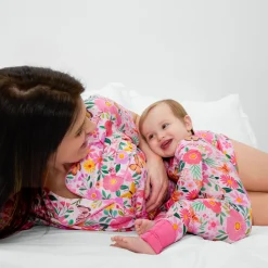 Mommy & Me|Mommy & Me<Little Sleepies Women's Pajama Set Butterfly Blooms