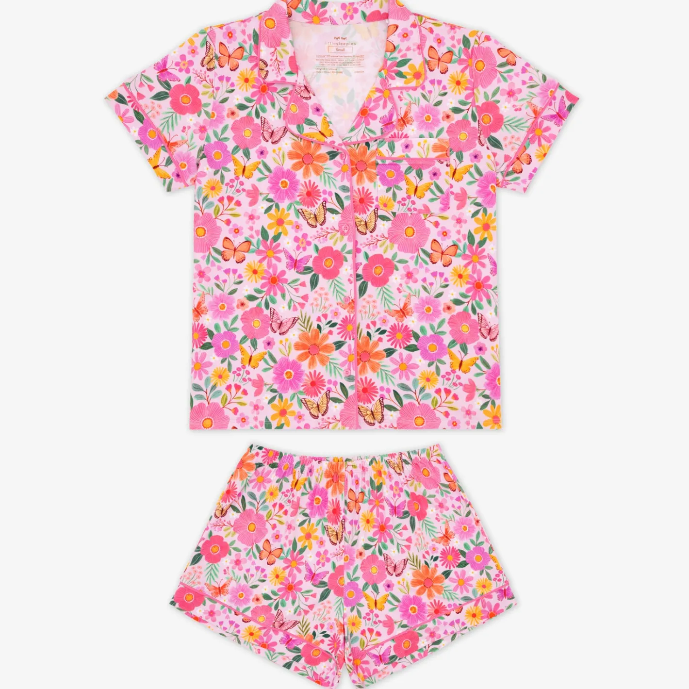Mommy & Me|Mommy & Me<Little Sleepies Women's Pajama Set Butterfly Blooms