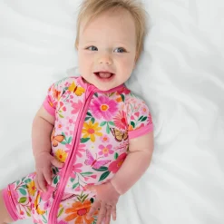 Zippies|Mommy & Me<Little Sleepies Shorty Zippy Butterfly Blooms