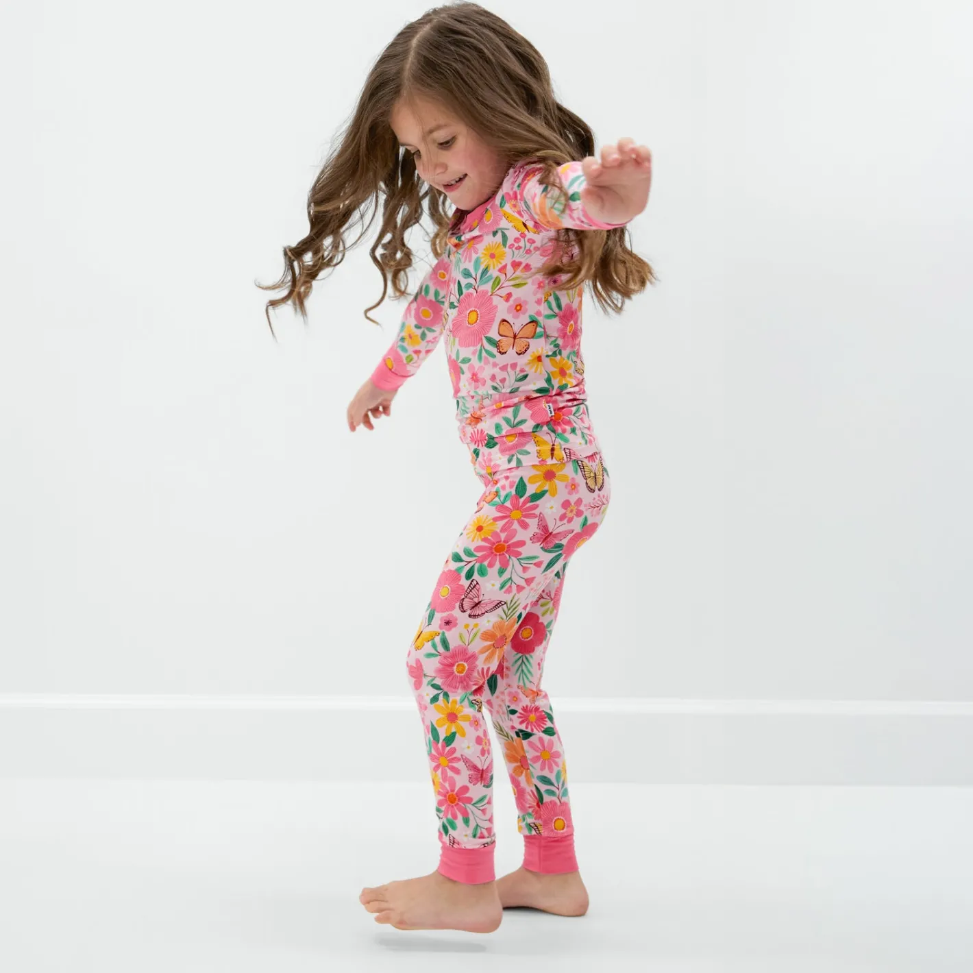 Two-Piece Pj Sets|Two-Piece Pj Sets<Little Sleepies Two-Piece Pajama Set Butterfly Blooms