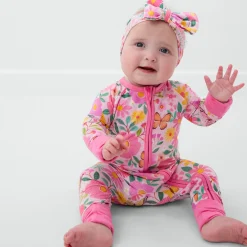 Hats & Headbands<Little Sleepies Luxe Bow Headband Butterfly Blooms