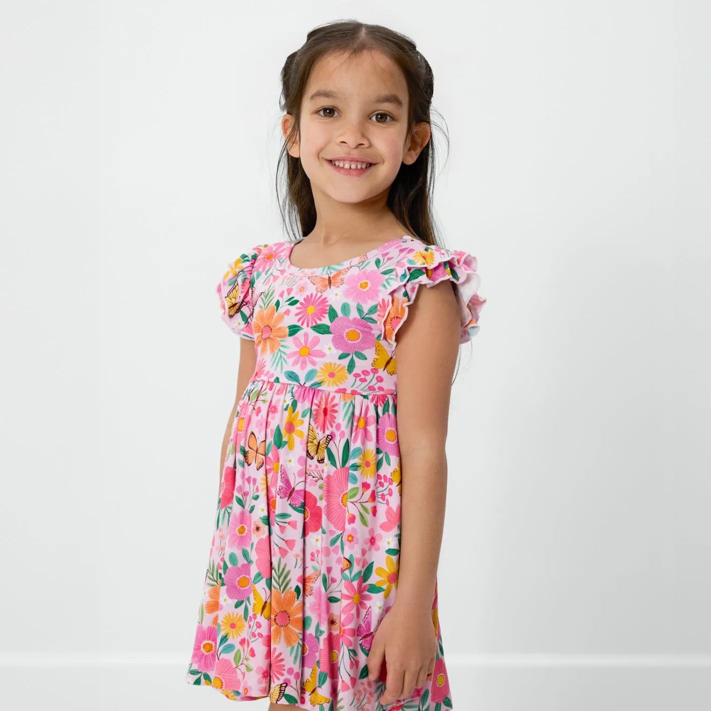 Dresses|Dresses<Little Sleepies Flutter Twirl Dress Butterfly Blooms