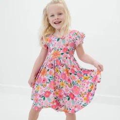 Dresses|Dresses<Little Sleepies Flutter Twirl Dress Butterfly Blooms
