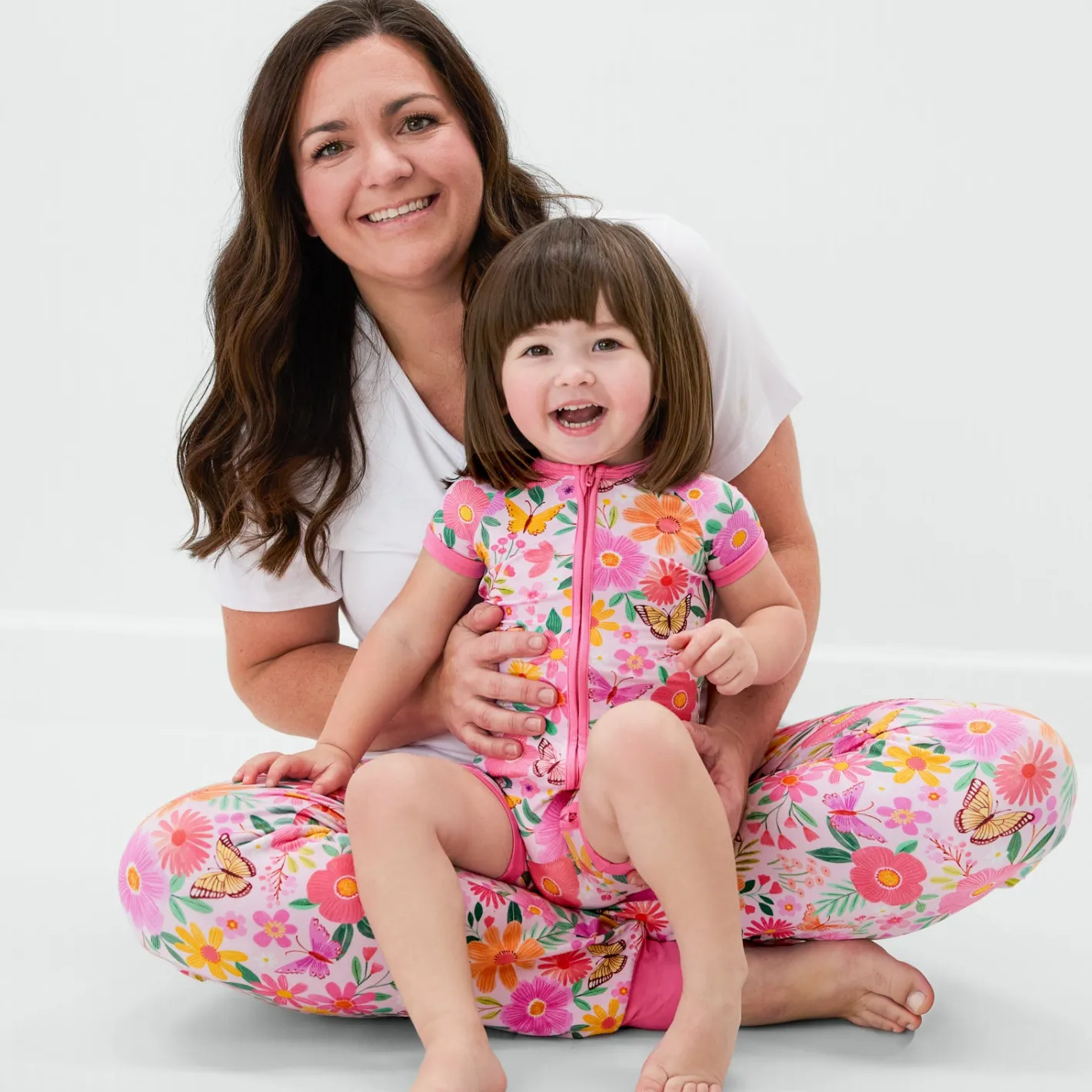Mommy & Me|Mommy & Me<Little Sleepies Women's Pajama Pants Butterfly Blooms
