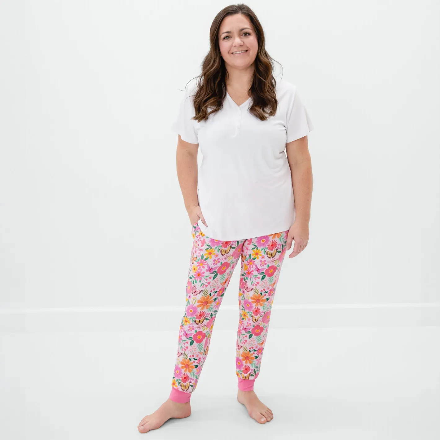 Mommy & Me|Mommy & Me<Little Sleepies Women's Pajama Pants Butterfly Blooms