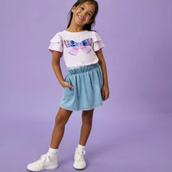 Tops & Tees|Tops & Tees<Little Sleepies Double Flutter Tee Butterfly Graphic