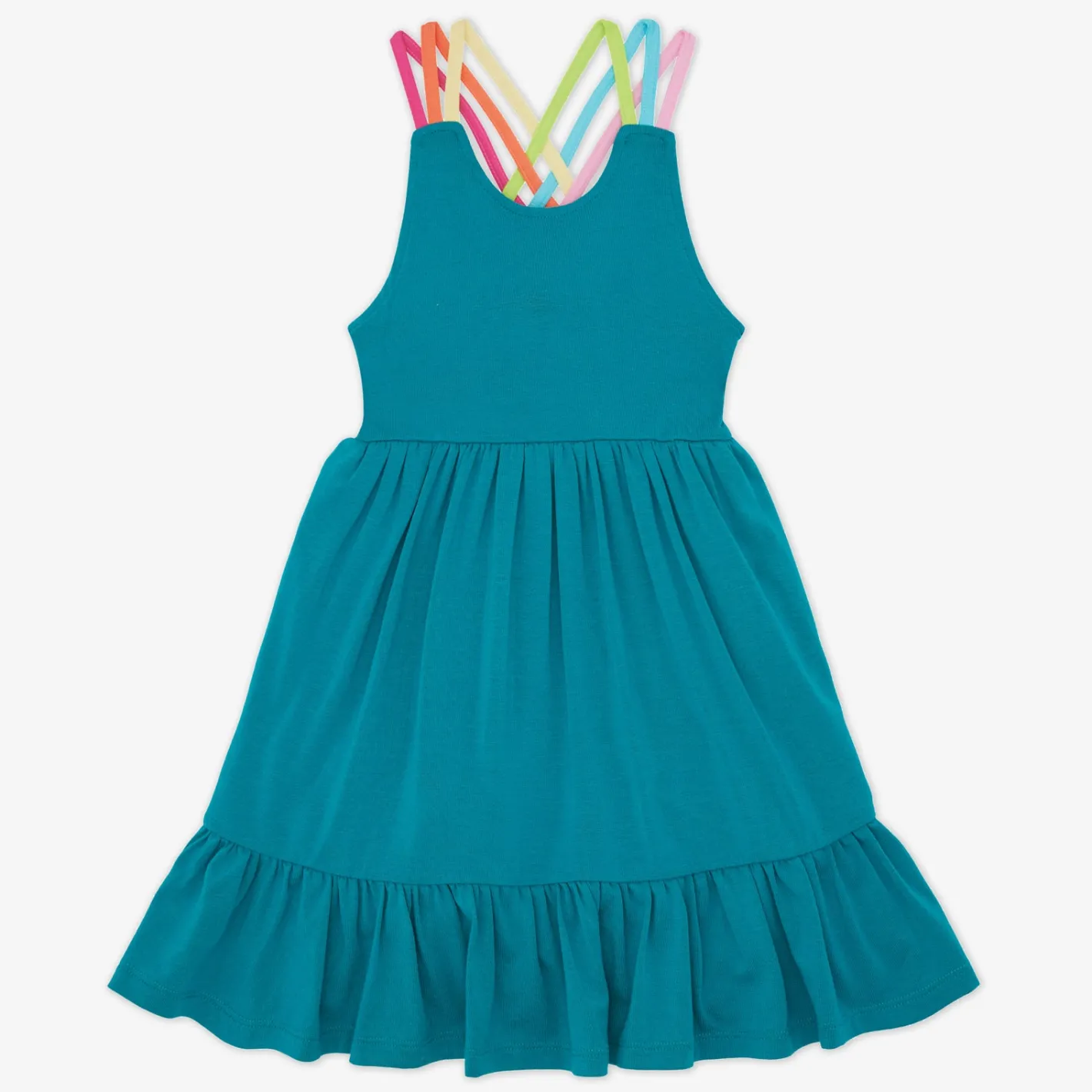 Dresses|Dresses<Little Sleepies Tiered Tank Dress Calypso Teal