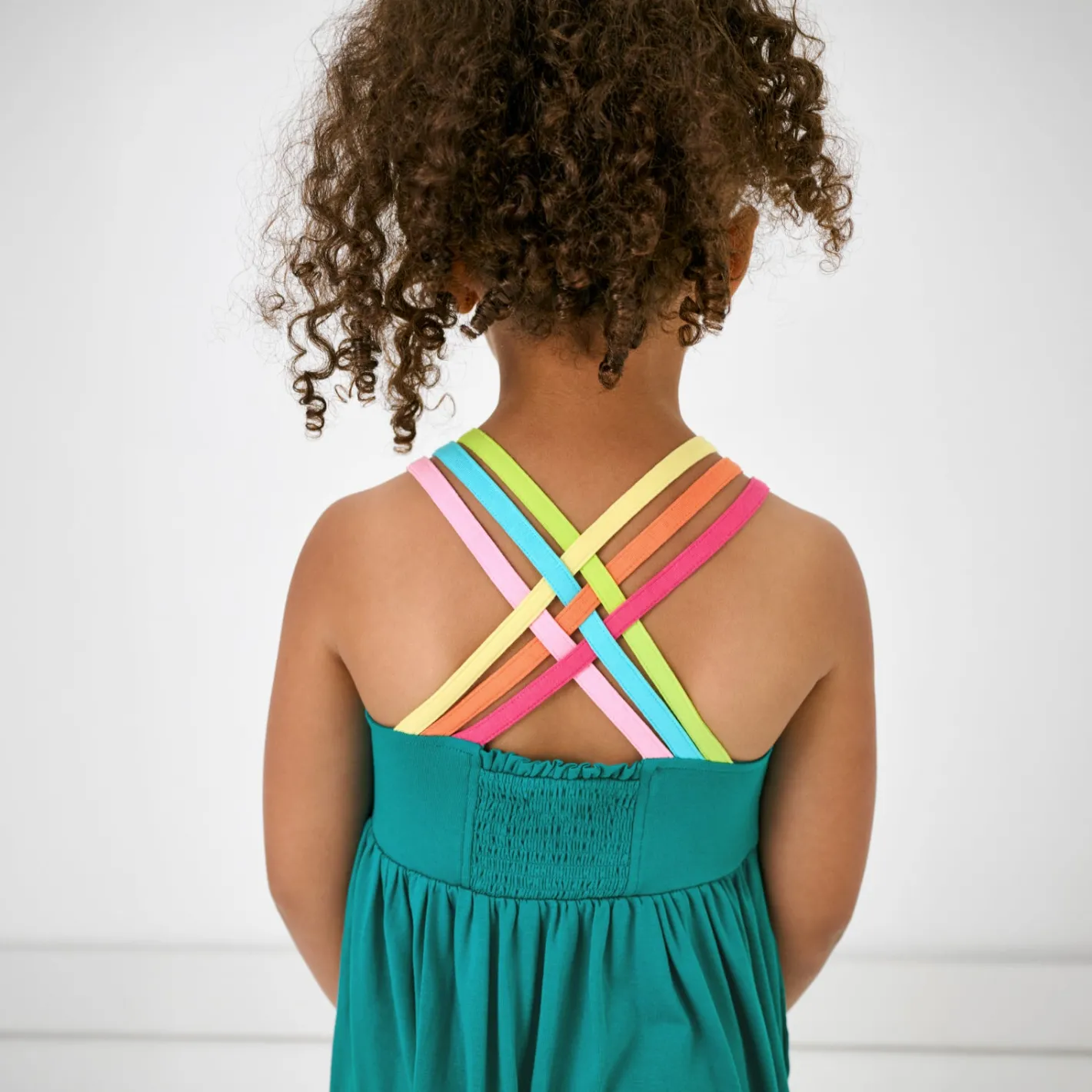 Dresses|Dresses<Little Sleepies Tiered Tank Dress Calypso Teal