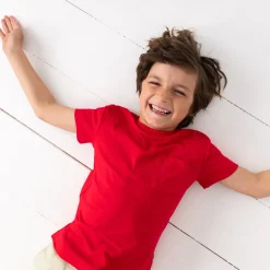 Tops & Tees|Tops & Tees<Little Sleepies Relaxed Pocket Tee Candy Red