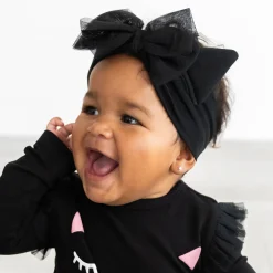 Hats & Headbands<Little Sleepies Luxe Bow Headband Cat Ears