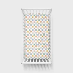 Sheets<Little Sleepies Fitted Crib Sheet Check Mates