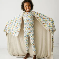 Cloud Blankets|Cloud Blankets<Little Sleepies Large Cloud Blanket® Check Mates