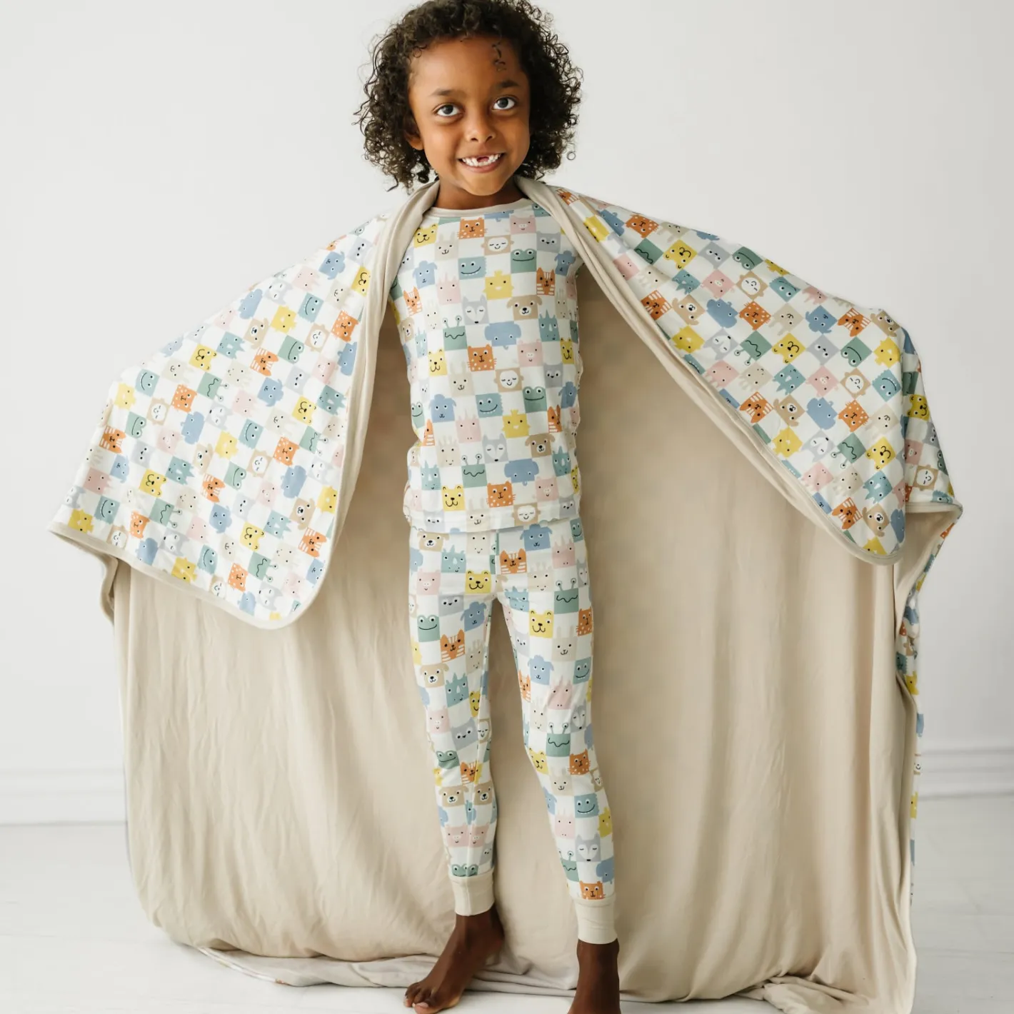 Cloud Blankets|Cloud Blankets<Little Sleepies Large Cloud Blanket® Check Mates