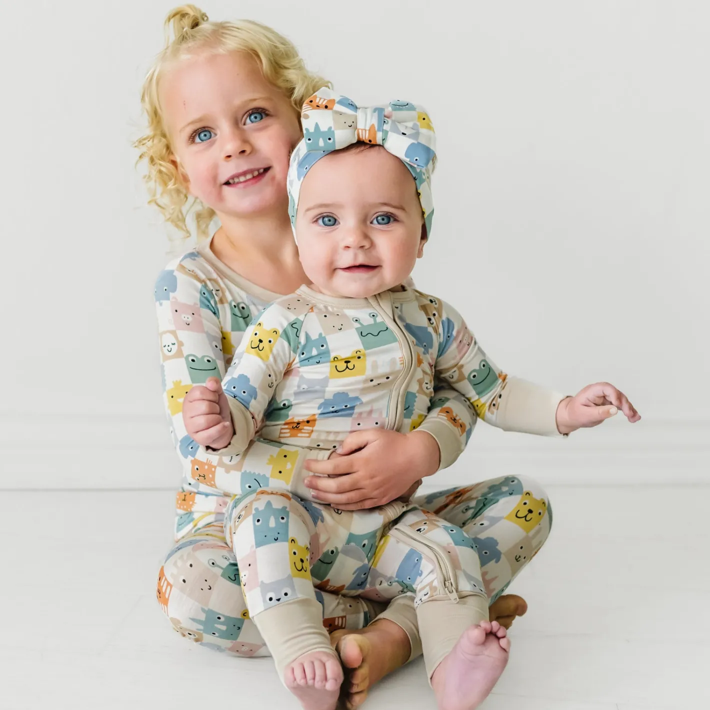Hats & Headbands<Little Sleepies Luxe Bow Headband Check Mates