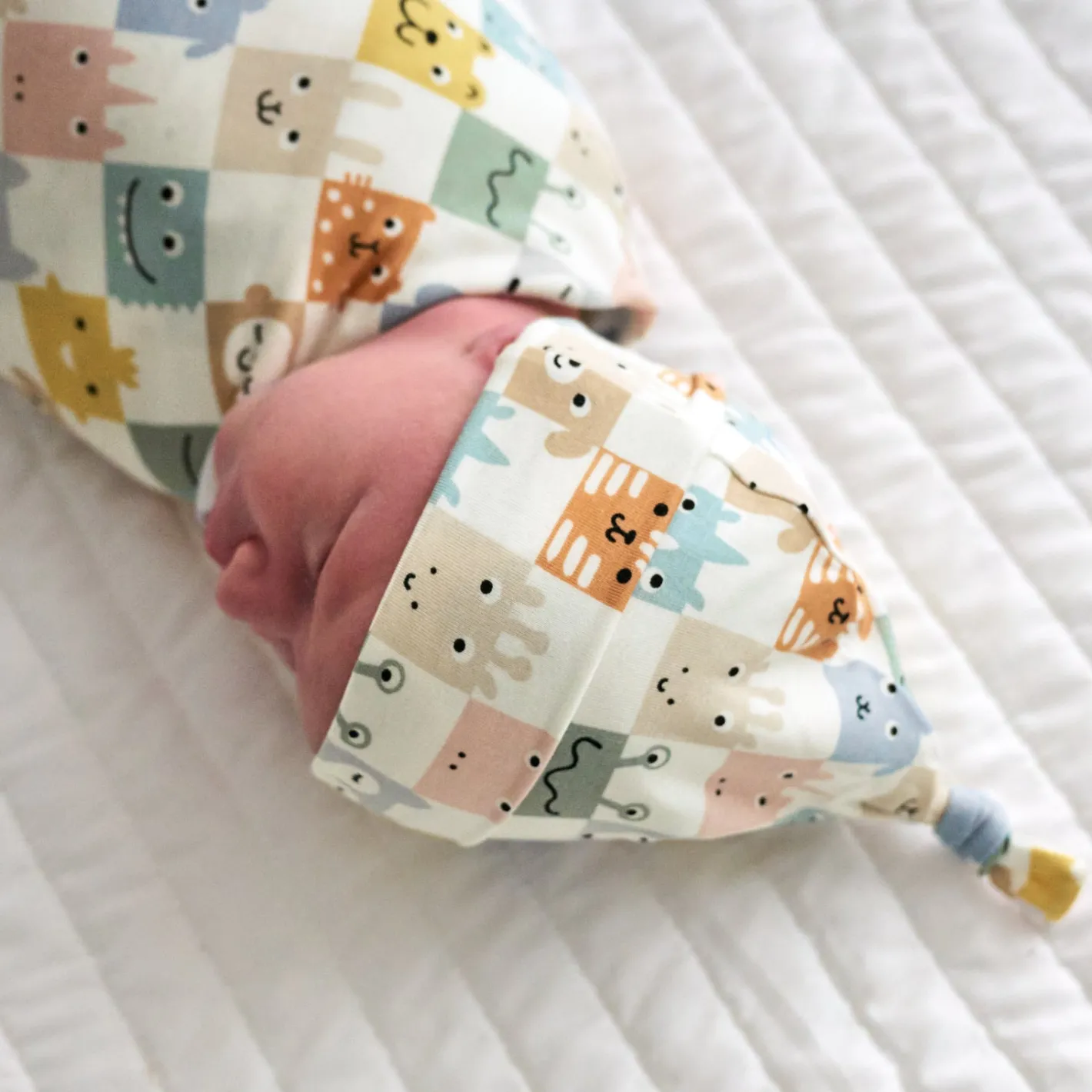 Layette|Swaddles<Little Sleepies Swaddle & Hat Set Check Mates
