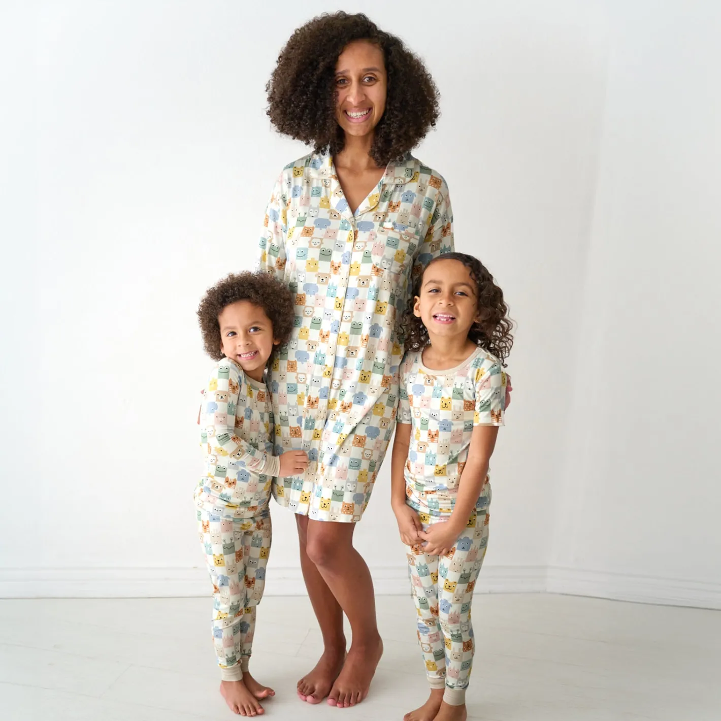 Mommy & Me|Mommy & Me<Little Sleepies Women's Sleep Shirt Check Mates