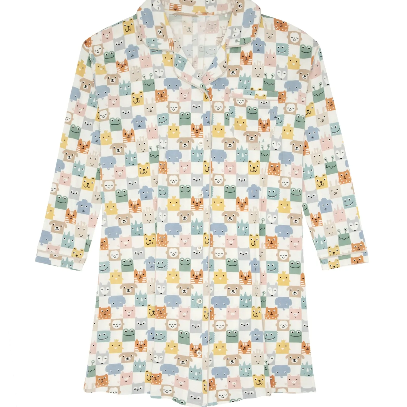 Mommy & Me|Mommy & Me<Little Sleepies Women's Sleep Shirt Check Mates