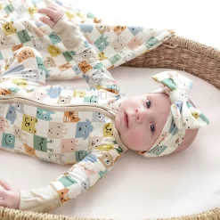 Mommy & Me|Mommy & Me<Little Sleepies Zippy Check Mates