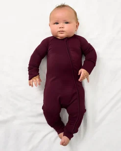 Zippies|Mommy & Me<Little Sleepies Zippy Classic Burgundy