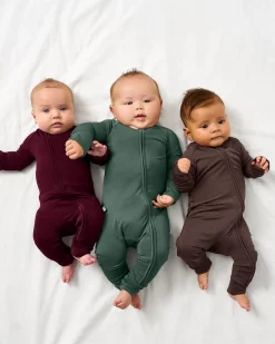 Zippies|Mommy & Me<Little Sleepies Zippy Classic Burgundy