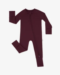 Zippies|Mommy & Me<Little Sleepies Zippy Classic Burgundy