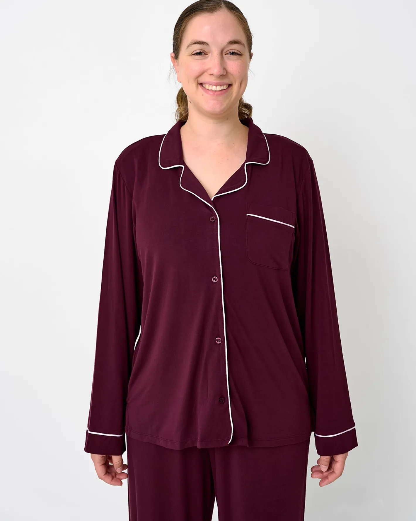 Mommy & Me|Mommy & Me<Little Sleepies Women's Pajama Set Classic Burgundy