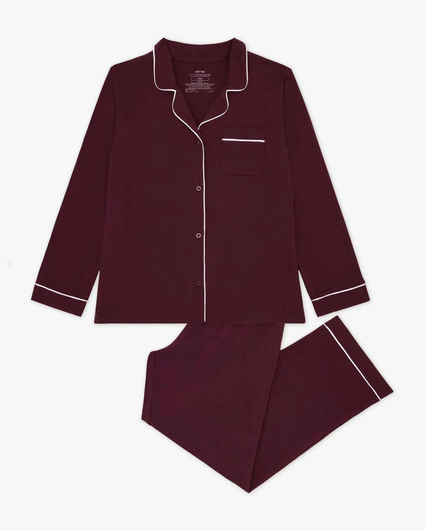 Mommy & Me|Mommy & Me<Little Sleepies Women's Pajama Set Classic Burgundy