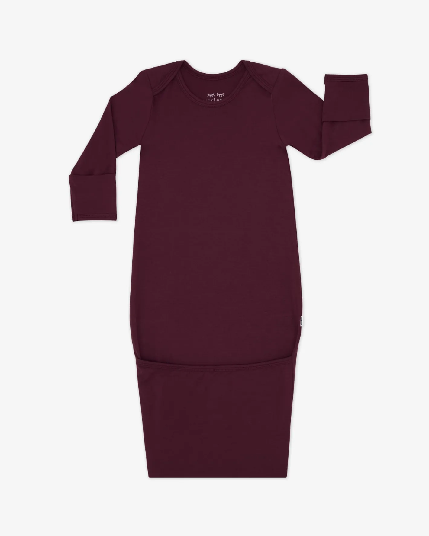 Layette|Infant Gowns<Little Sleepies Infant Gown Classic Burgundy