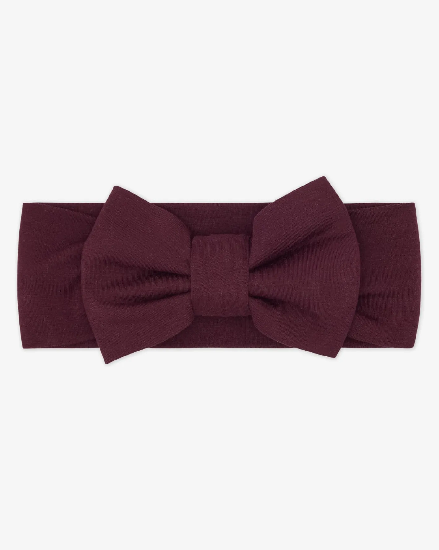 Hats & Headbands<Little Sleepies Luxe Bow Headband Classic Burgundy