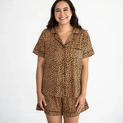 Mommy & Me|Mommy & Me<Little Sleepies Women's Pajama Set Classic Leopard