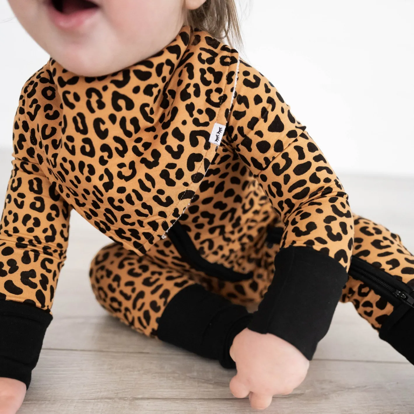 Bibs<Little Sleepies Bandana Bib Classic Leopard