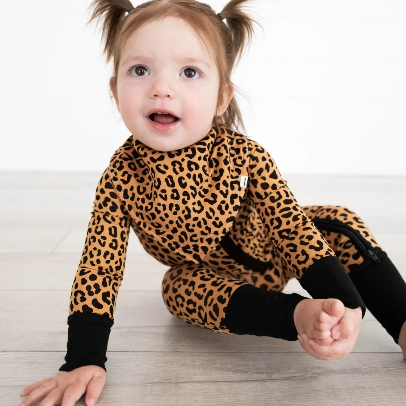 Bibs<Little Sleepies Bandana Bib Classic Leopard